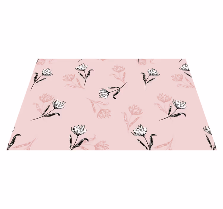 Tischset textur elegante botanische komposition - TenStickers