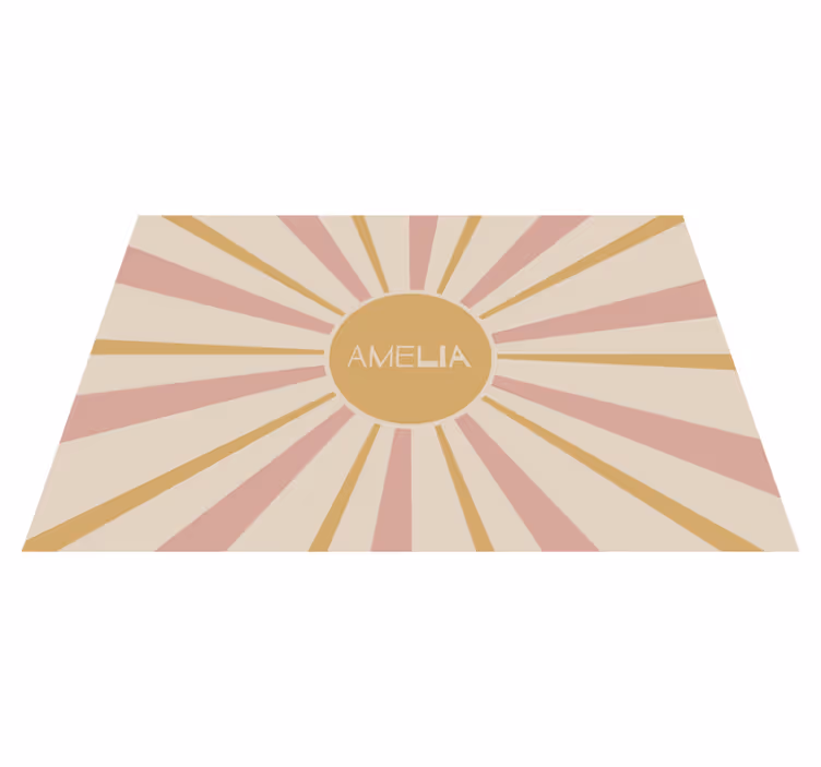 Tischset Kinder "boho" bunte sonne - TenStickers