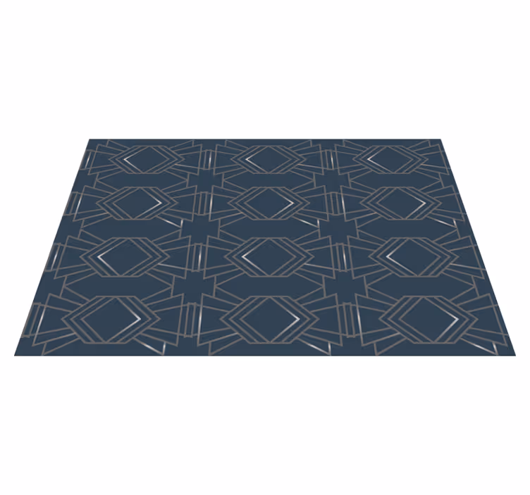 Tischset modern mit elegantem geometrischen element - TenStickers