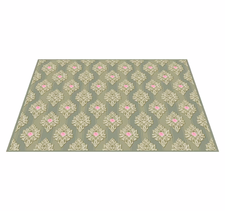 Tischset elegant mit floralen motiven grace - TenStickers
