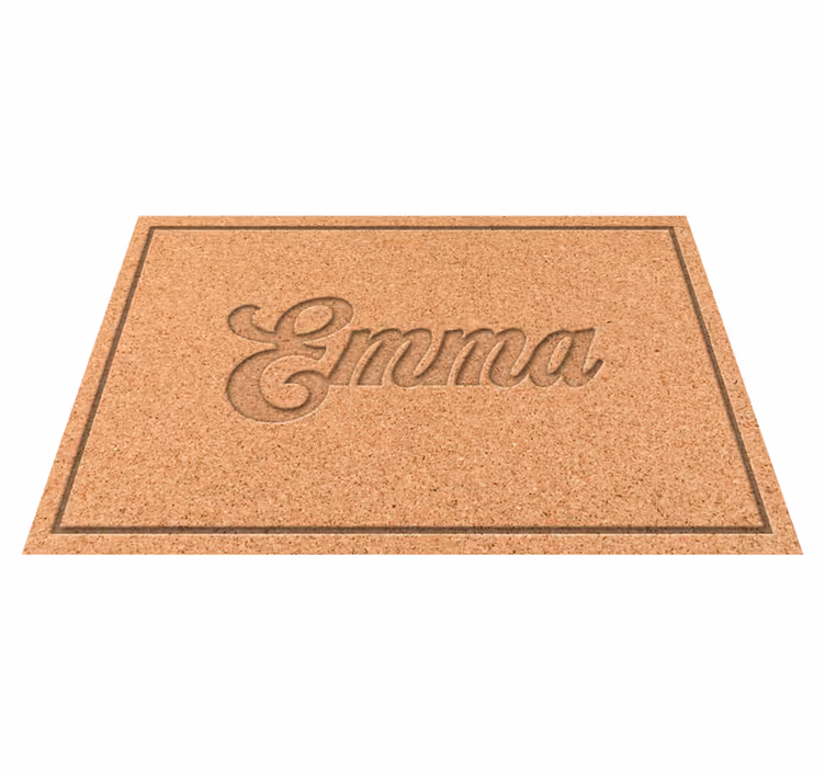 Platzset Kork Textur Personalisierbar - TenStickers