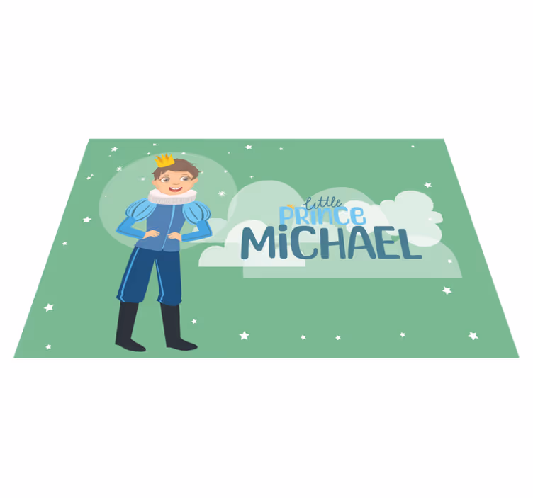 Tischset mit Namen der kleine Prinz - TenStickers