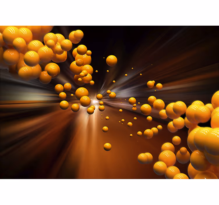 3D Tapete sphärische Explosion - TenStickers