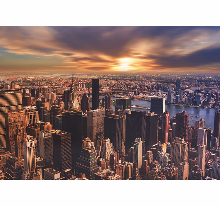 Fototapete Städte Morgen in New York - TenStickers