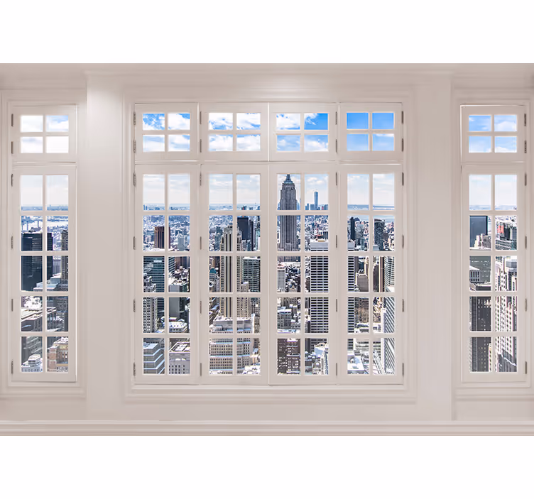 Wohnzimmer Fototapete Städte New York City Skyline - TenStickers