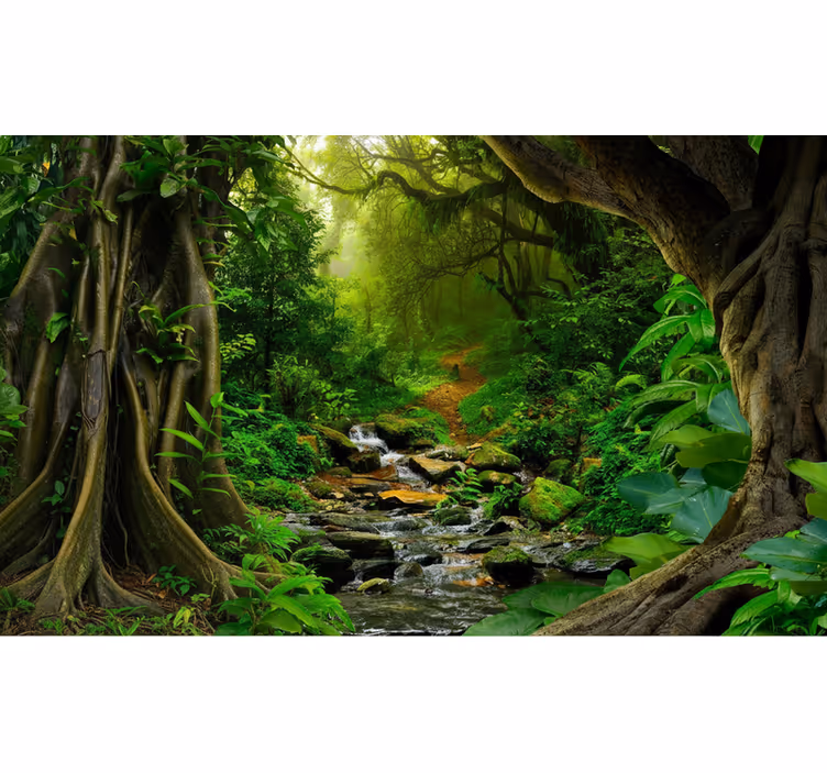 Tapete wald tropische wald oase - TenStickers