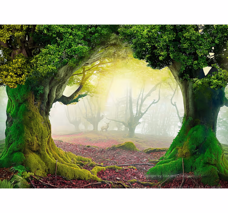 Fototapete wald ewiges waldtor - TenStickers