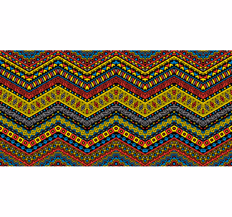 Fototapete afrikanisch bunte stammesmuster - TenStickers
