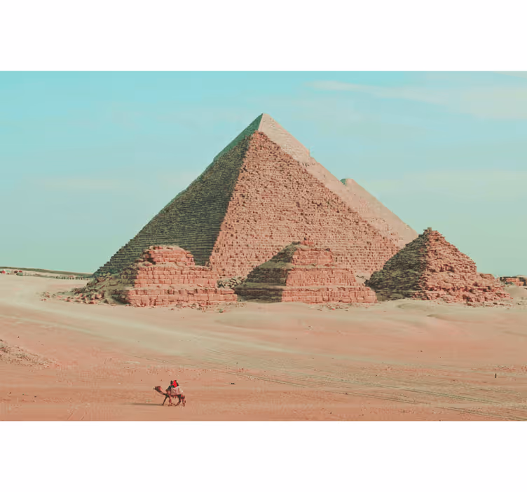 Fototapete afrikanisch pyramiden Ästhetik fotografie - TenStickers