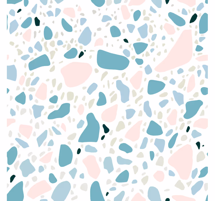 Fototapete badezimmer im terrazzo fliesenmuster - TenStickers