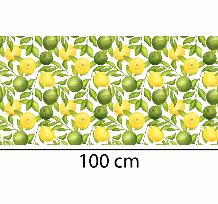 Fototapete küche zitronen und limetten - TenStickers