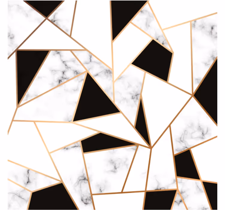 Fototapete küche elegante schwarz-weiß-textur - TenStickers