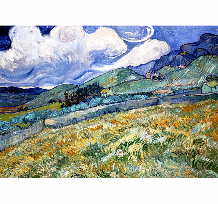 Fototapete flur künstlerisches van gogh iris mural - TenStickers