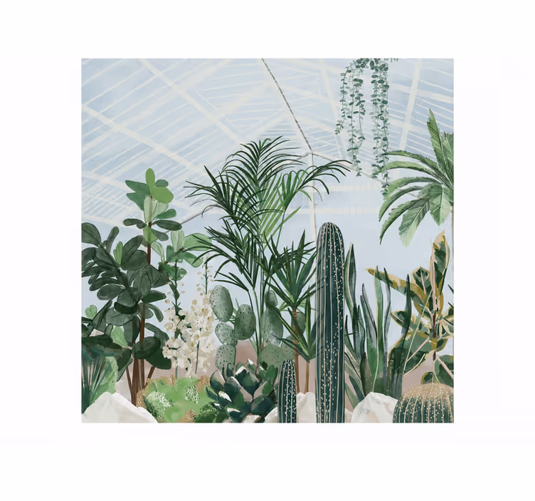 Fototapete wald botanischer großer garten - TenStickers