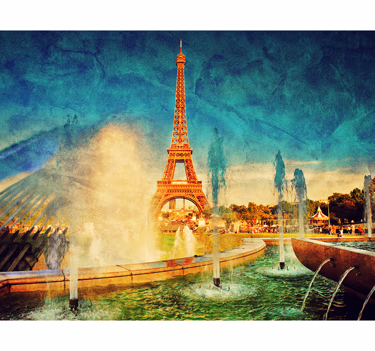 Fototapete Städte Eiffelturm Paris - TenStickers