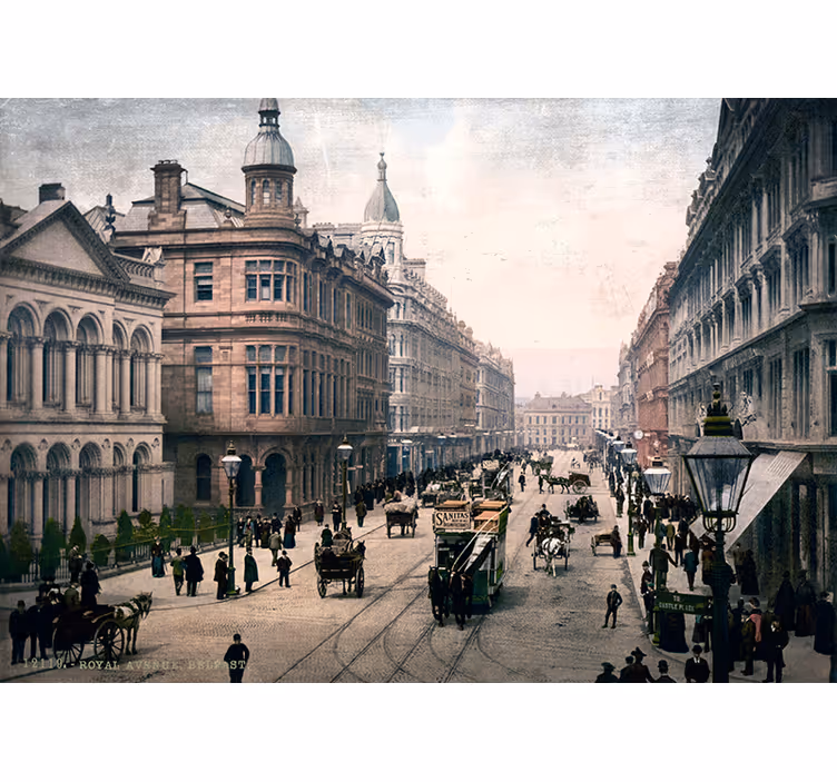 Fototapete Städte historisches Stadtbild - TenStickers