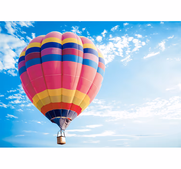 Vintage Ballon Rennen Wandtapete - TenStickers