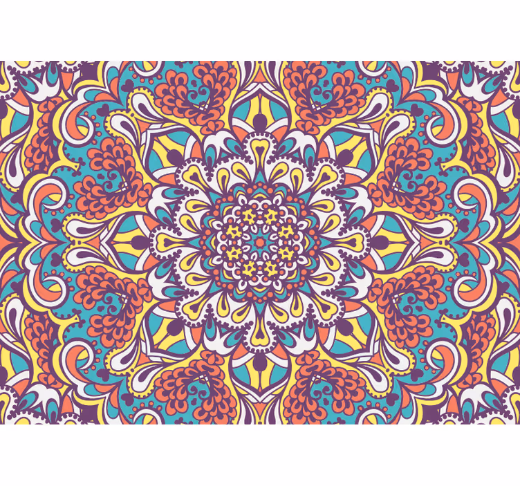 Fototapete Mandala Vintage Kunst - TenStickers