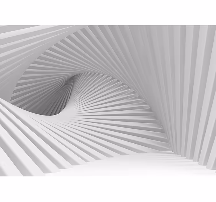 3D Tapete abstraktes Wellen Design - TenStickers