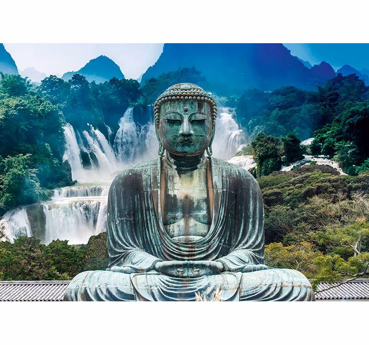 Fototapete Natur Buddha Statue - TenStickers