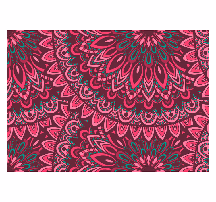 Fototapete Mandala Blumendesign - TenStickers