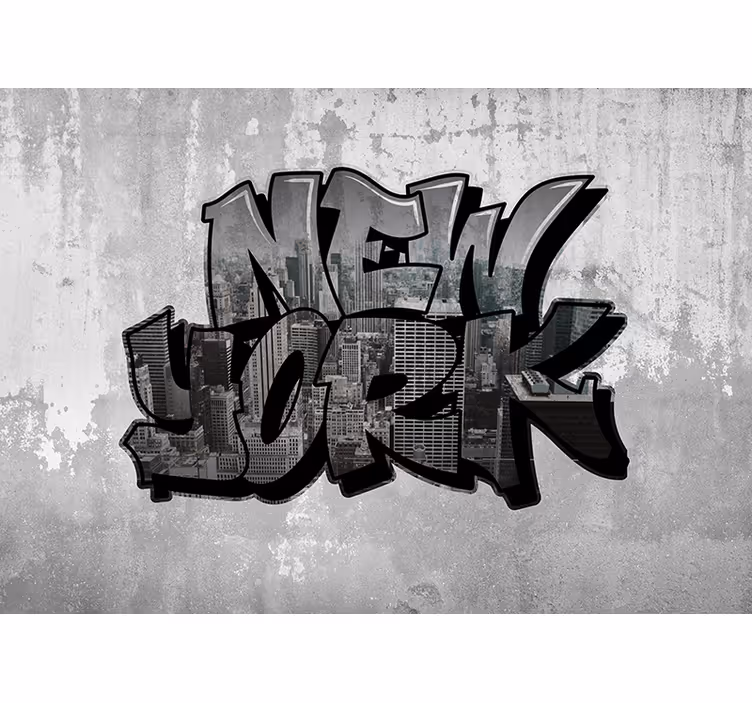 Fototapete Jugendzimmer New York Graffiti - TenStickers