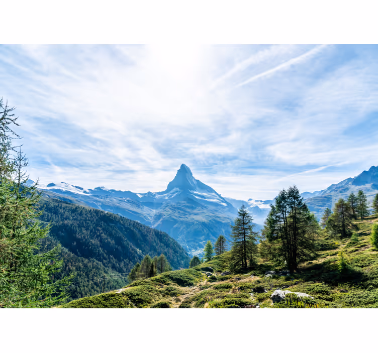 Tapete Wohnzimmer Matterhorn Berg - TenStickers