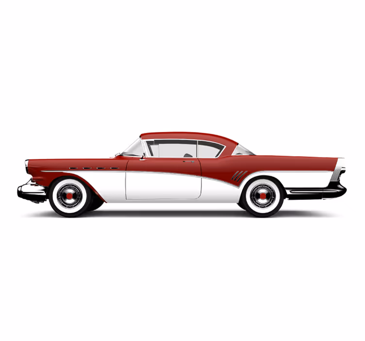 Fototapete Fahrzeuge oldtimer-profil - TenStickers