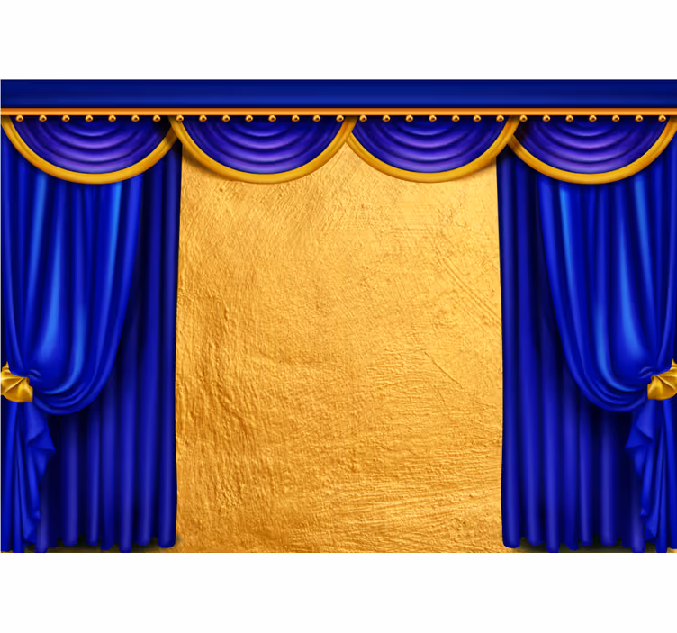 Fototapete muster mit goldenen texturpanelen - TenStickers