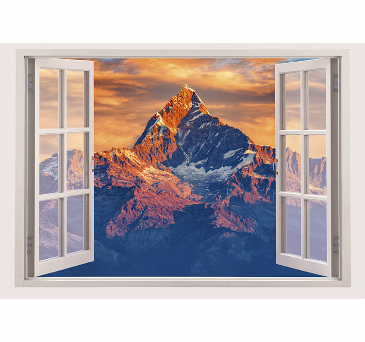 Fototapete berge majestätischer bergblick - TenStickers