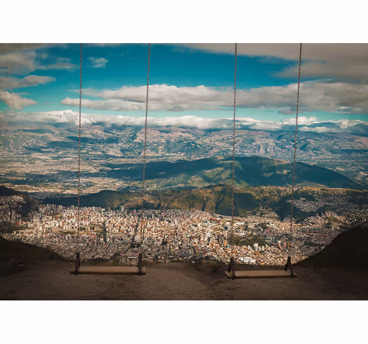 Fototapete städte panorama stadtansicht - TenStickers