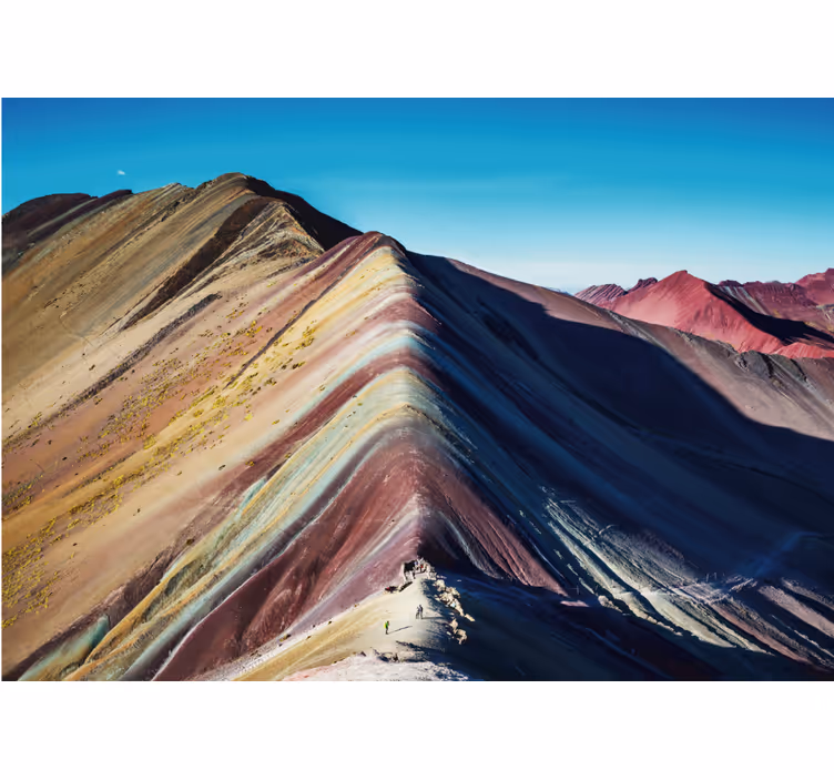 Fototapete Berg Vinicunca-Regenborgen Berge - TenStickers