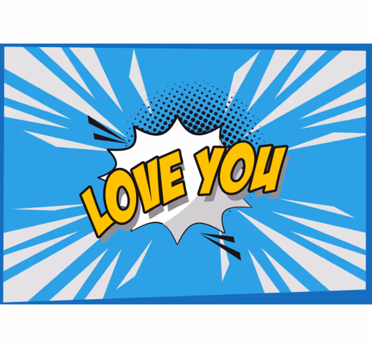 Fototapete Liebe liebesbotschaft-massen - TenStickers