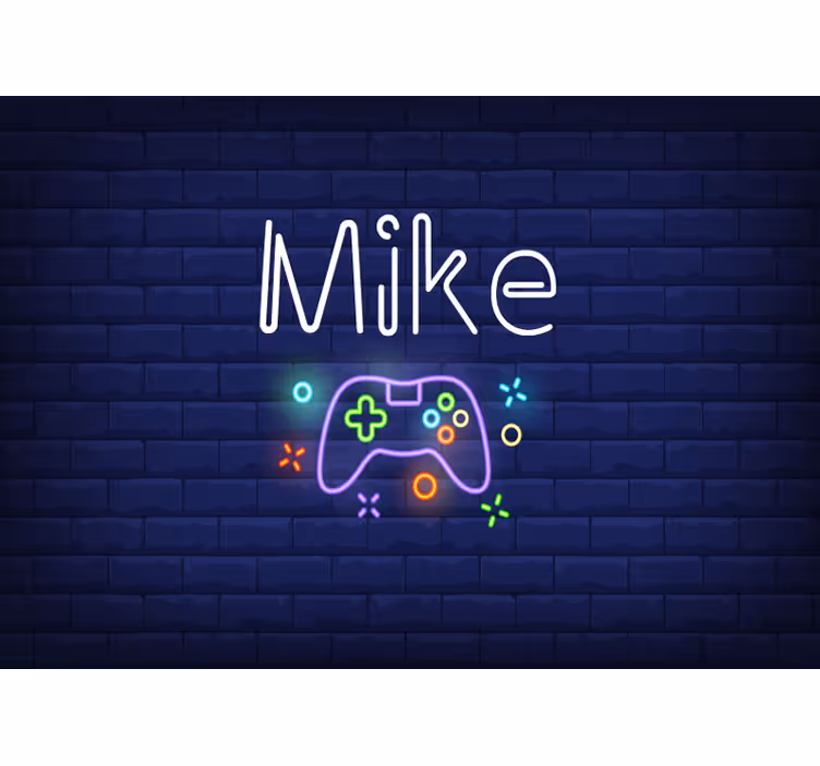 Fototapete mit Namen Schlafzimmer Playstation Controller - TenStickers
