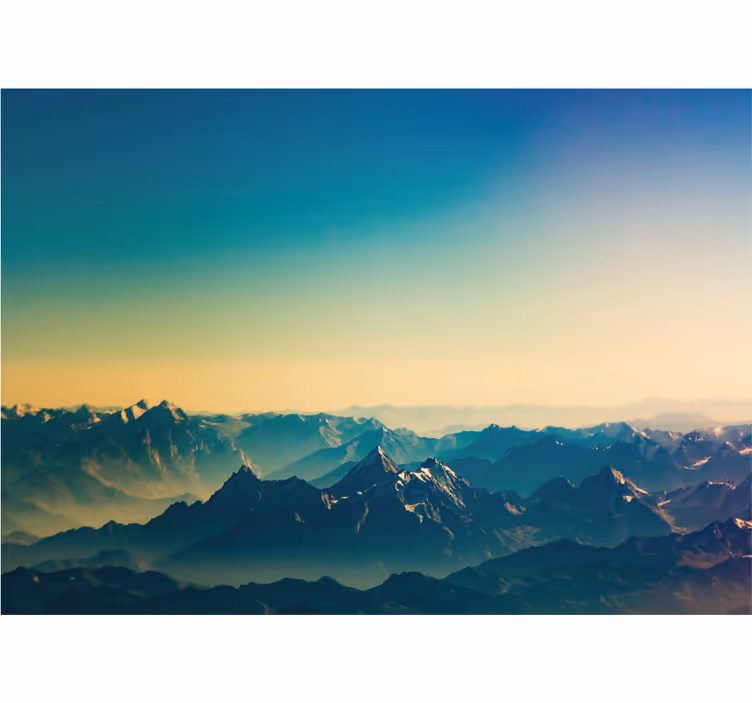 Fototapete Berge grandiose berglandschaft - TenStickers