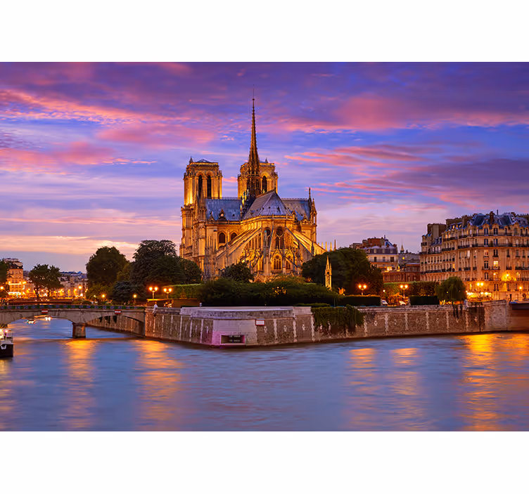 Fototapete paris notre-dame-basilika - TenStickers
