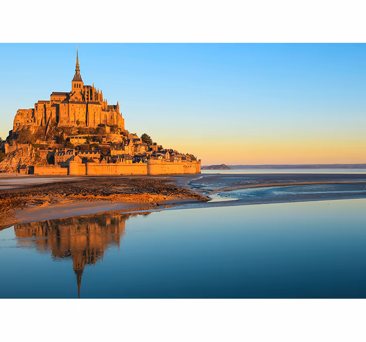 Fototapete Städte mont saint michel - TenStickers