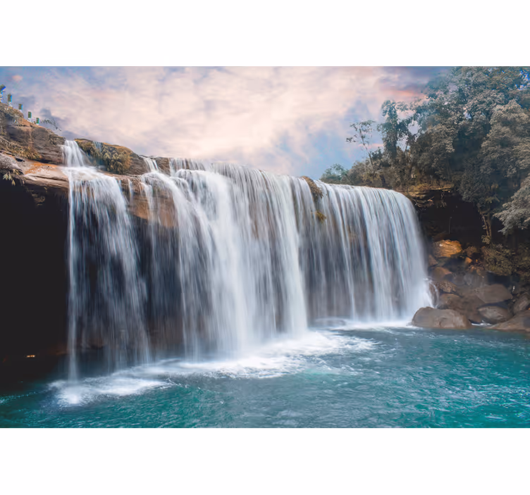 Fototapete wasserfall majestätischer wasserfall - TenStickers