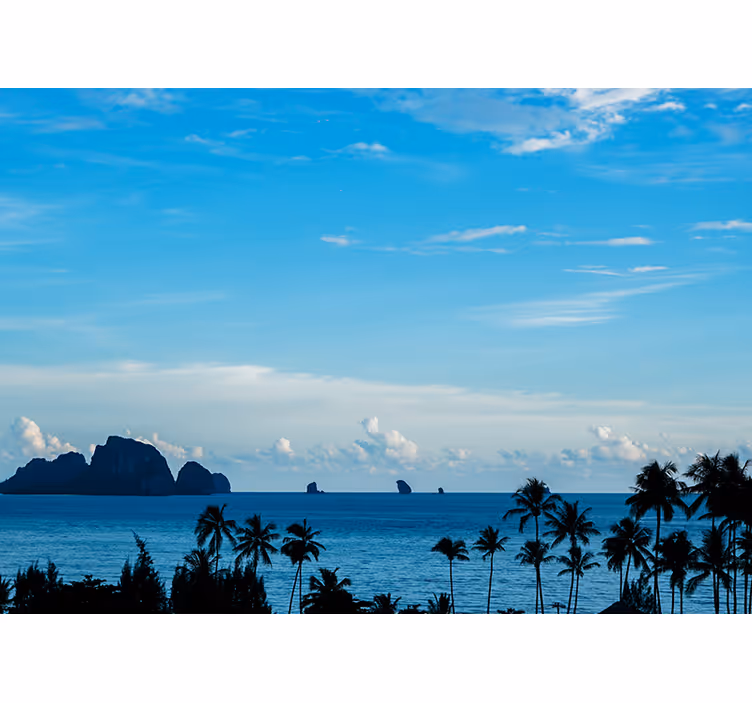 Fototapete landschaft mit meerblick - TenStickers