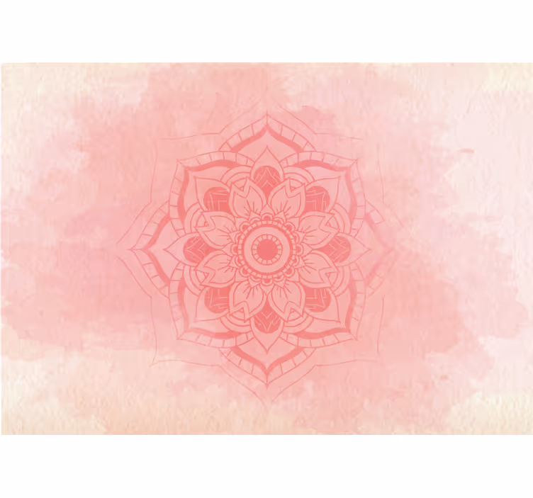 Fototapete Mandala elegantes blumenmandala - TenStickers