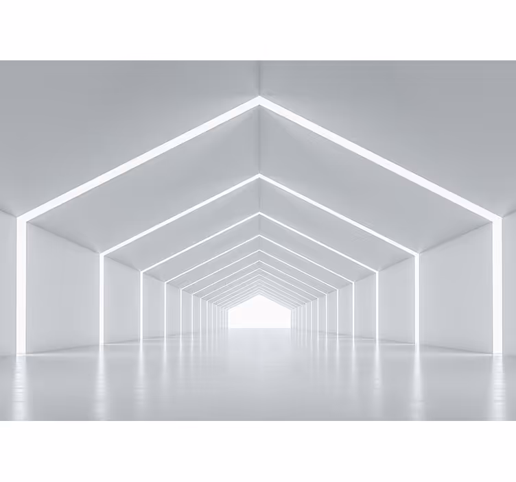 Fototapete Modern geometrische lichtstruktur - TenStickers