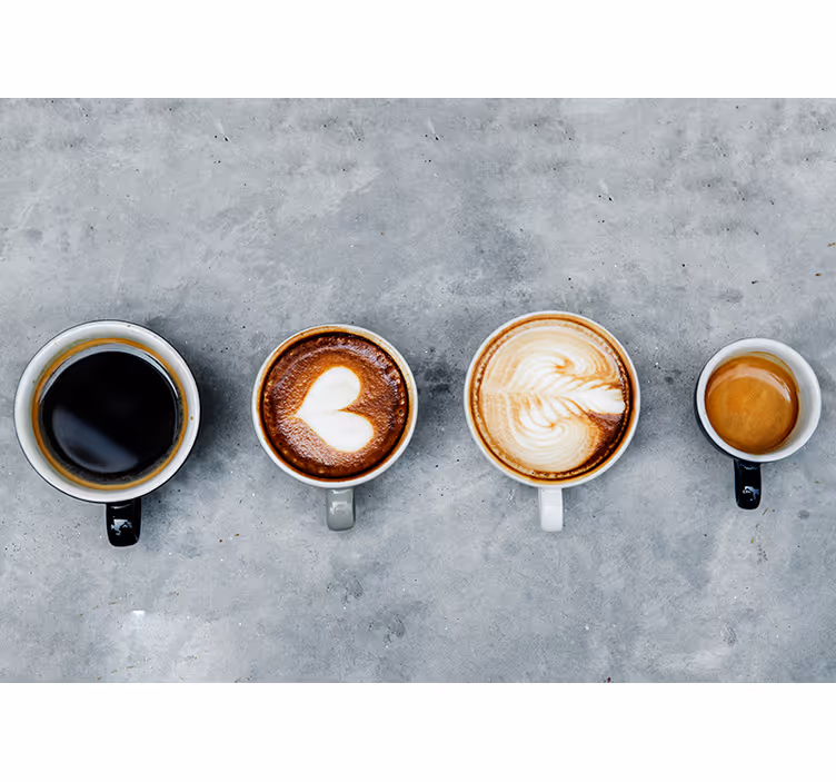 Fototapete musik kaffeekunst kollektion - TenStickers