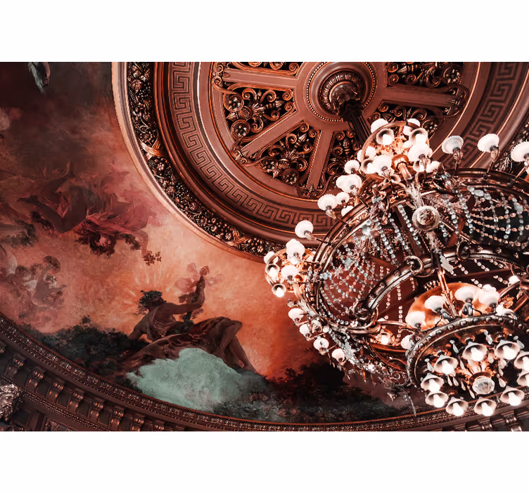 Weiterre Fototapeten opulentes kronleuchterdetail - TenStickers