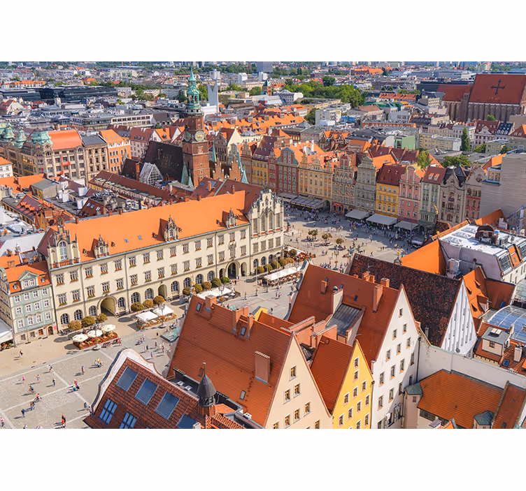 Fototapete Städte historische stadtansicht - TenStickers