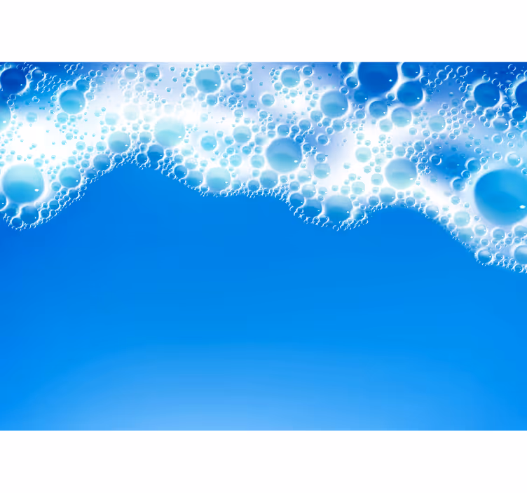 Fototapete natur wellenblasen design - TenStickers