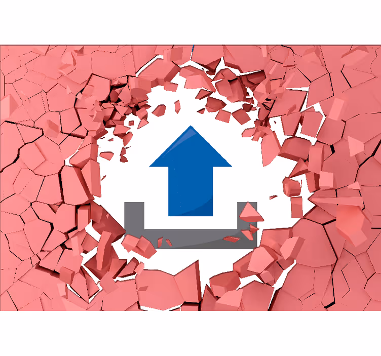 3d tapete durch wände brechen - TenStickers
