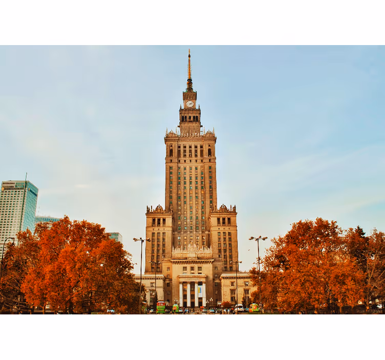 Fototapete städte palace of culture - TenStickers