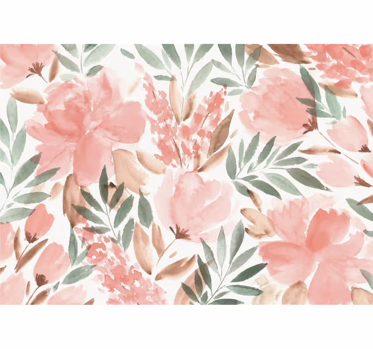 Fototapete blumen im floralen eleganzdesign - TenStickers