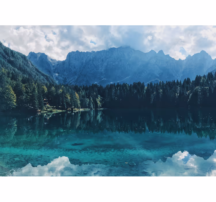 Fototapete landschaft berg echo see - TenStickers