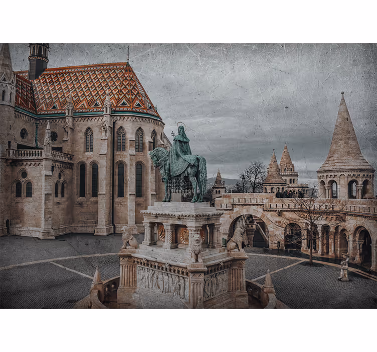 Fototapete städte budapest burgansicht - TenStickers